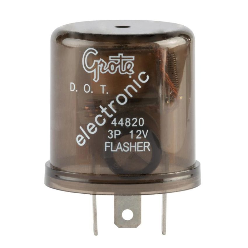 GROTE LIGHTING 44820 3 Pin Flashers, 10 Light Electromechanical