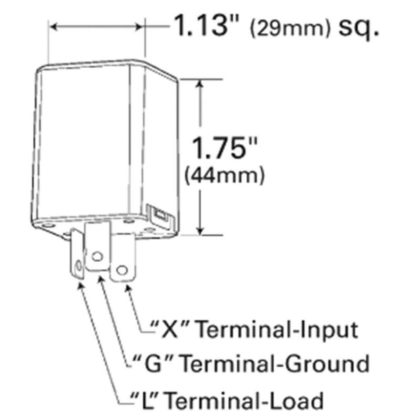 GROTE LIGHTING 44892 3 Pin Flashers, North American (JSO) Pinout