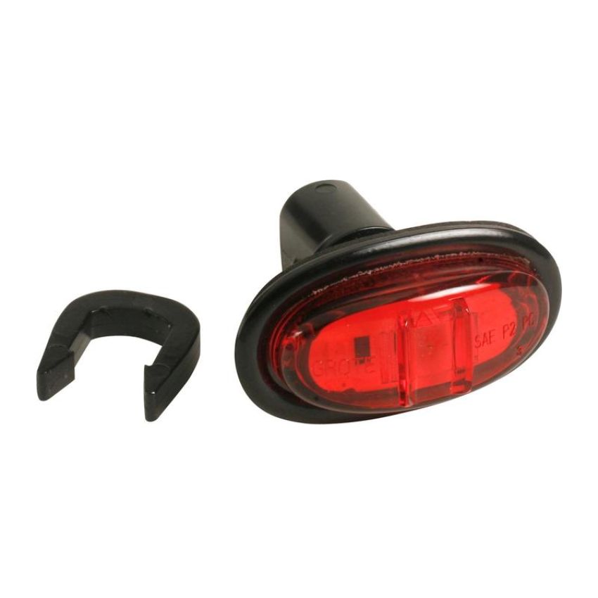 GROTE LIGHTING 45302 MicroNova® LED Clearance Marker Lights, Red, Hardshell