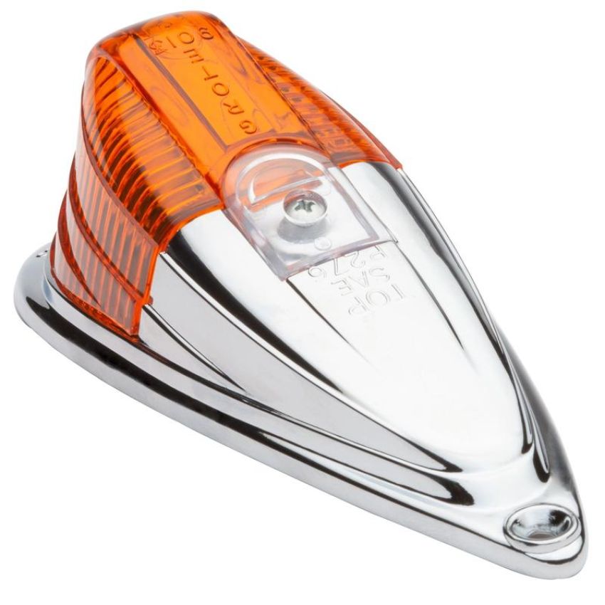 GROTE LIGHTING 45333 Deluxe Die-Cast Cab Marker Light, Amber