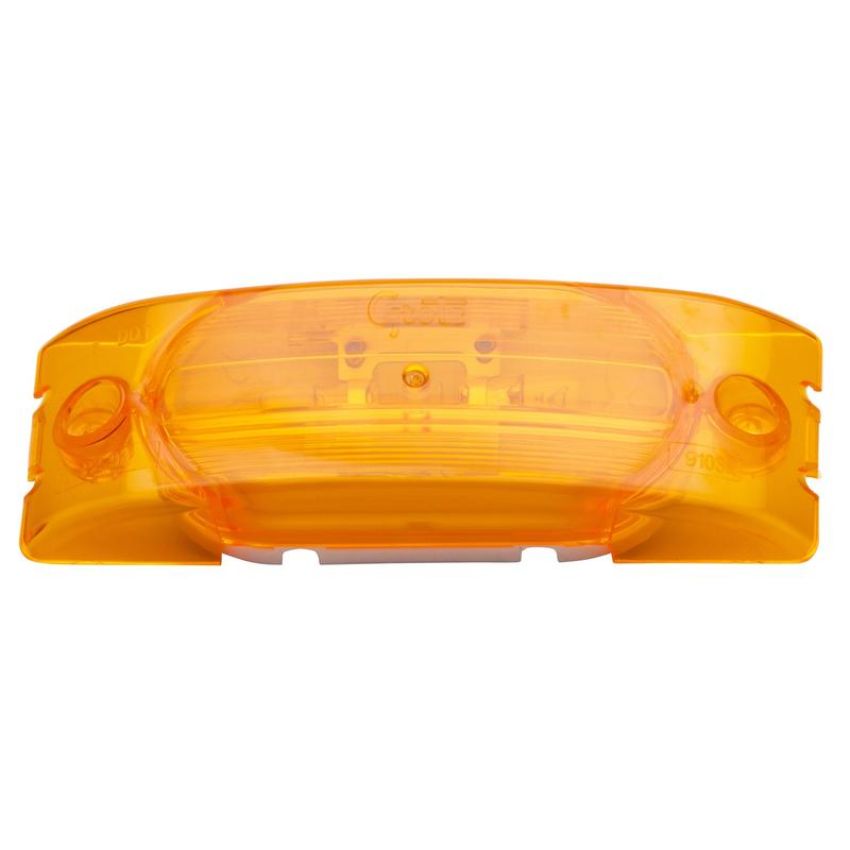 GROTE LIGHTING 45443 Two-Bulb Turtleback® Clearance Marker Lights, No-Splice, Optic Lens, Amber