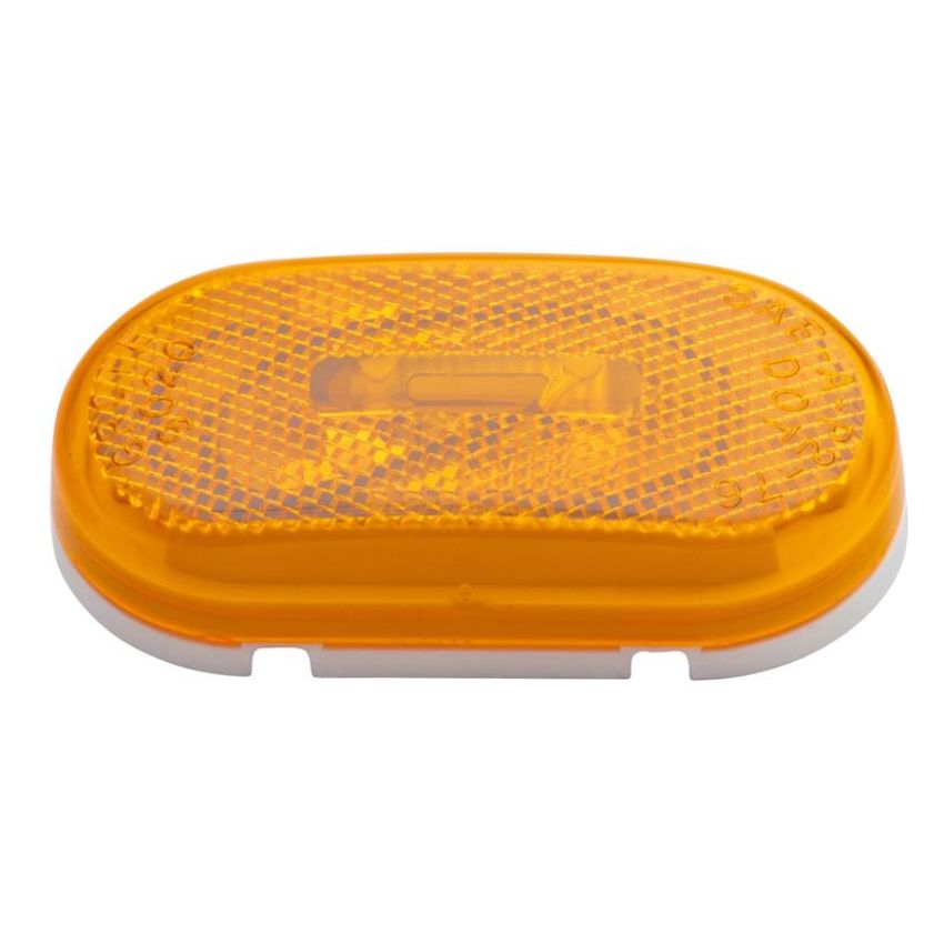 GROTE LIGHTING 45933 Two-Bulb Oval Pigtail-Type Clearance Marker Lights, Built-in Reflector