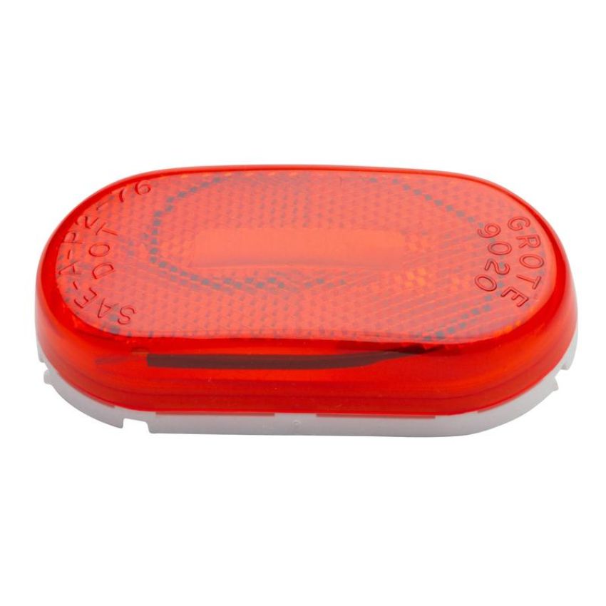 GROTE LIGHTING 46712 Single-Bulb Oval Clearance Marker Lights, Built-in Reflector