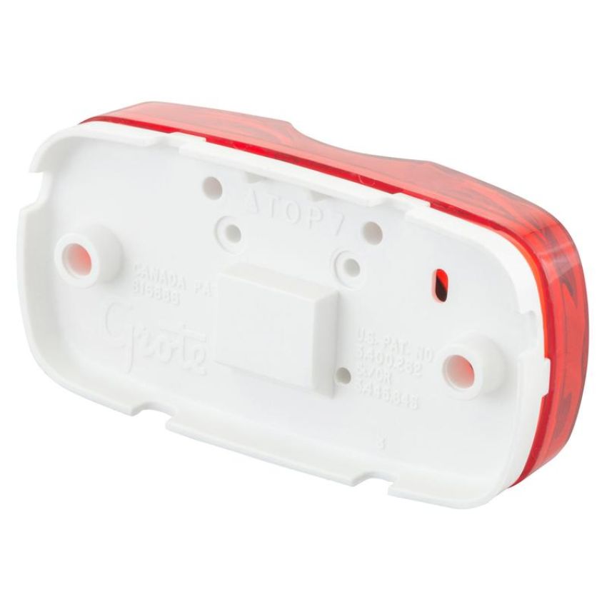 GROTE LIGHTING 46792 Two-Bulb Square-Corner Clearance Marker Lights, Duramold