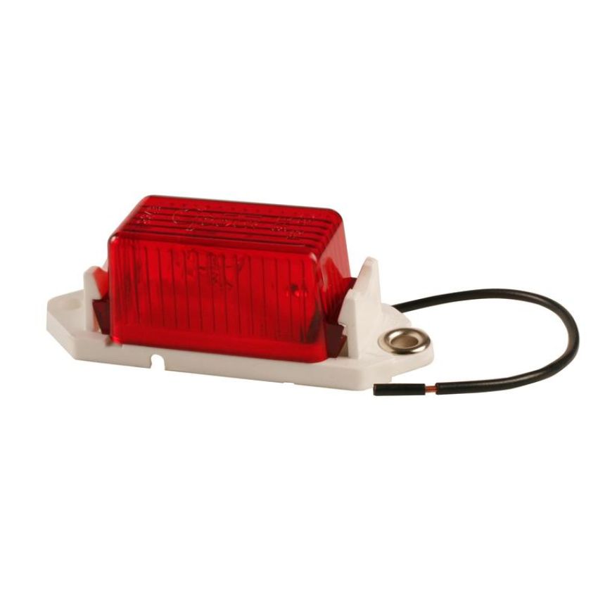 GROTE LIGHTING 46882 CLR/MKR LAMP, RED, ECONOMY