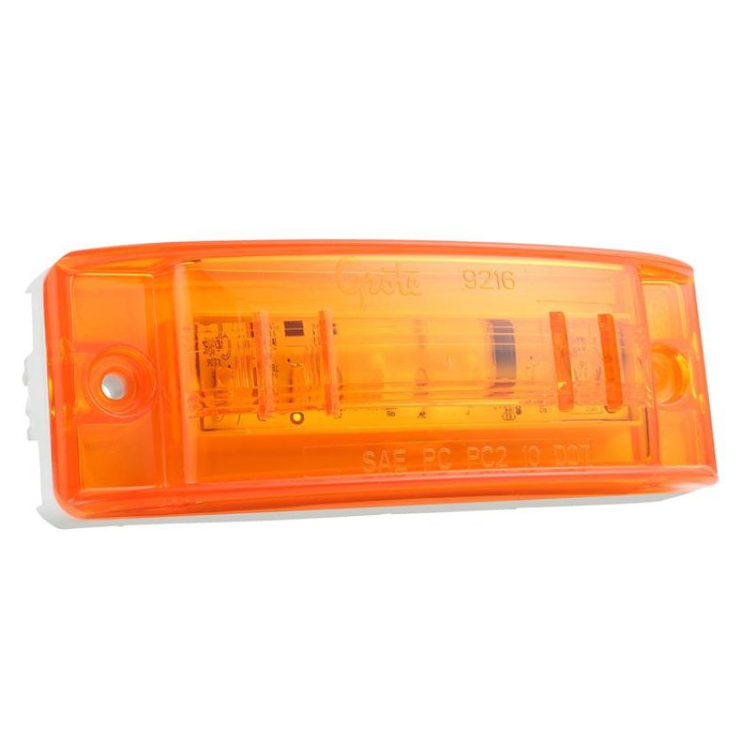GROTE LIGHTING 47163 CLR/MKR,YEL,SNOVALED TURTLEBACK II,PC