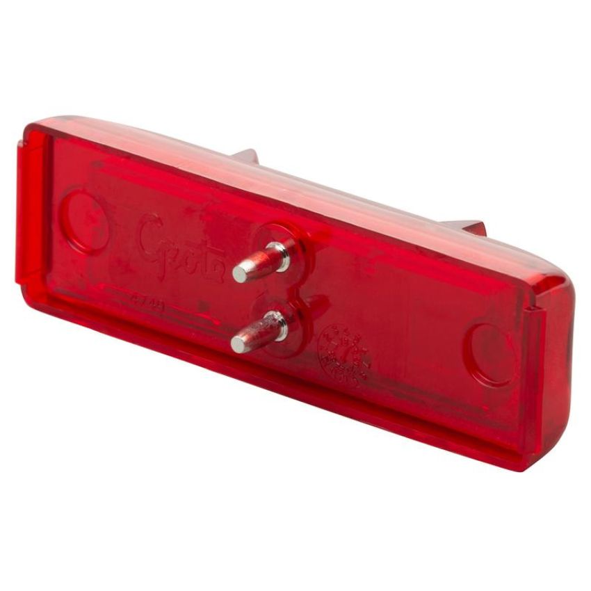GROTE LIGHTING 47492 CLR/MKR LAMP,RED,SUPERNOVA LED,PC RATED