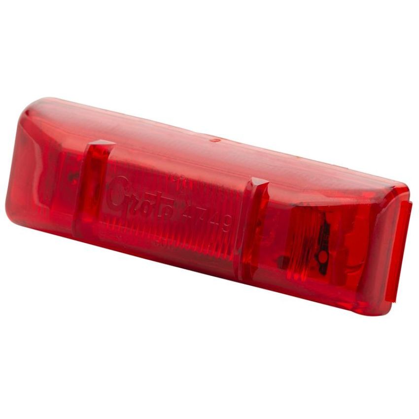 GROTE LIGHTING 47492 CLR/MKR LAMP,RED,SUPERNOVA LED,PC RATED