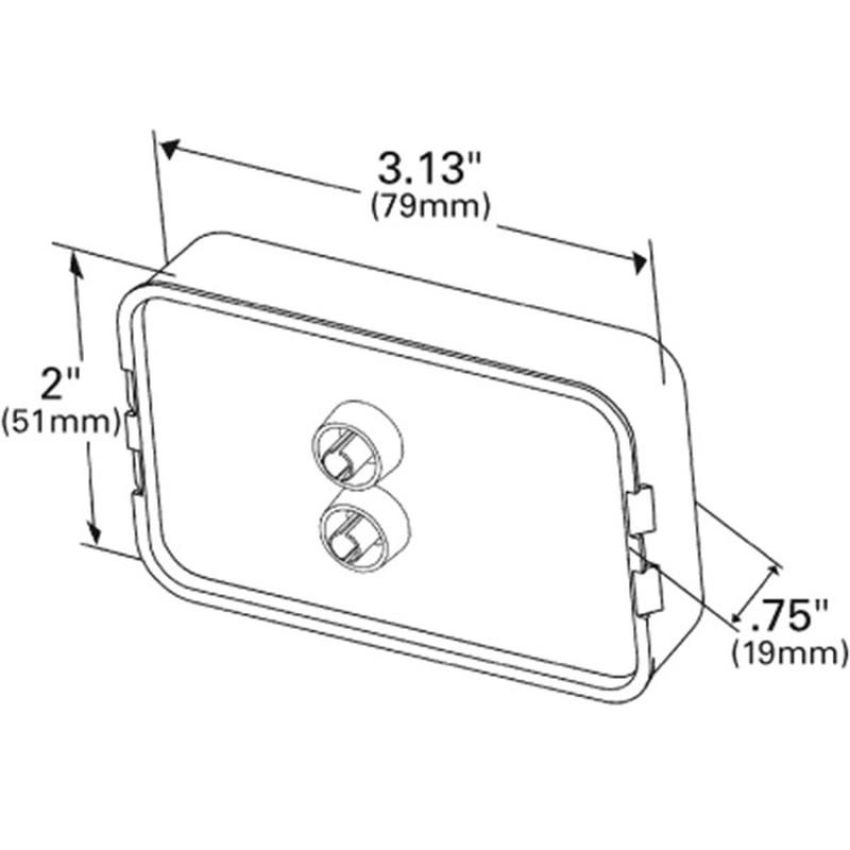 GROTE LIGHTING 47502 CLR/MKR 3