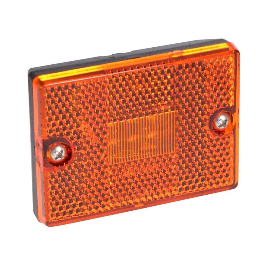 GROTE LIGHTING 47853-5 CLR/MKR LAMP, YEL,SUPERNOVALED,STUD MNT