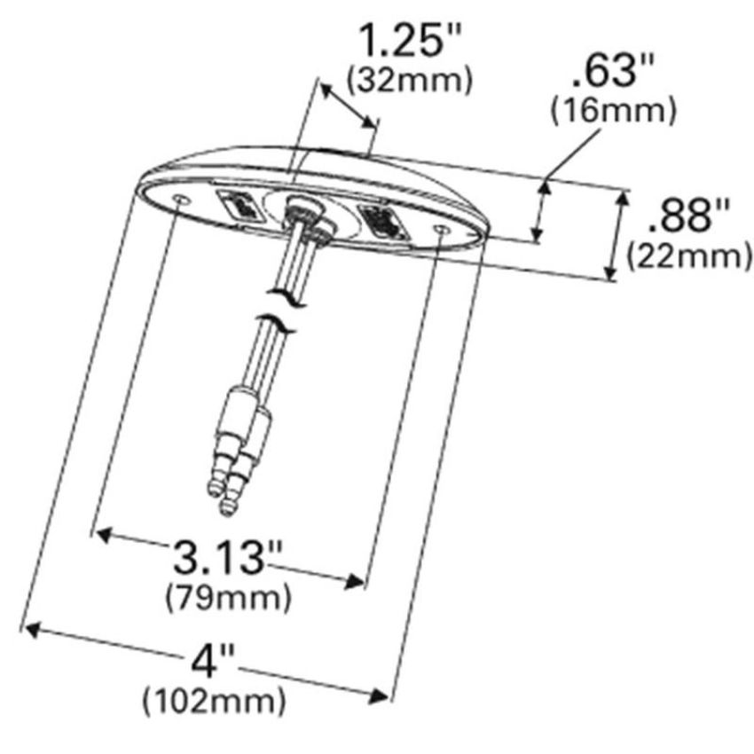 GROTE LIGHTING 47913 M5 Series LED Clearance Marker Lights, .180