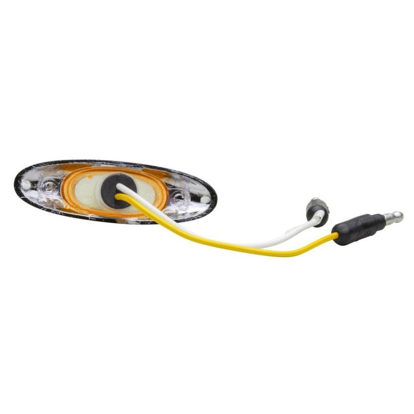 GROTE LIGHTING 47953 MicroNova® LED Clearance Marker Lights, Amber, with Chrome Bezel