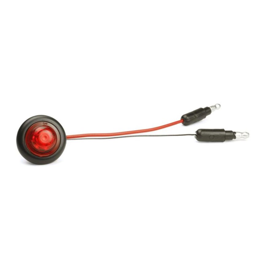 GROTE LIGHTING 49262 MicroNova® Dot LED Clearance Marker Lights, Red, with Grommet, Multi-Volt