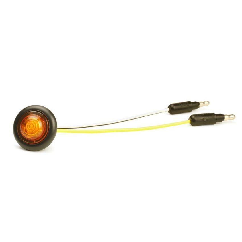 GROTE LIGHTING 49263 MicroNova® Dot LED Clearance Marker Lights, Amber, with Grommet, Multi-Volt