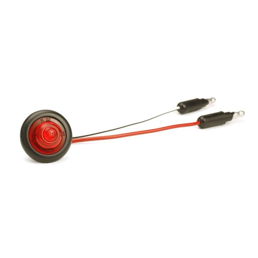 GROTE LIGHTING 49282 MicroNova® Dot LED Clearance Marker Lights, Red, with Grommet, Multi-Volt
