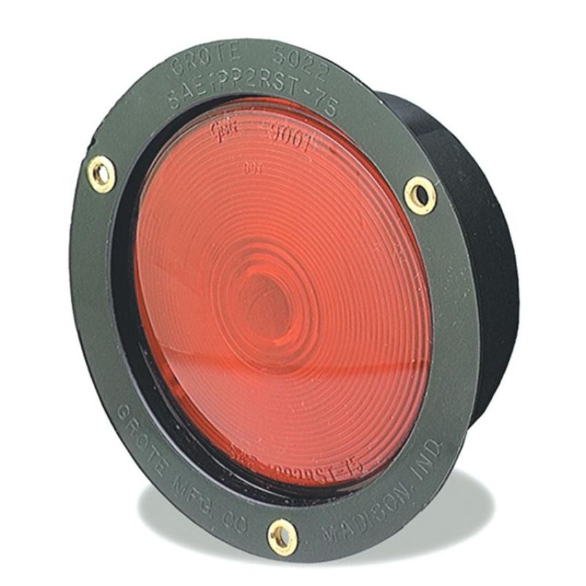 GROTE LIGHTING 50222 STT LAMP,RED,DURAMOLD HSING,DBLE CONTACT