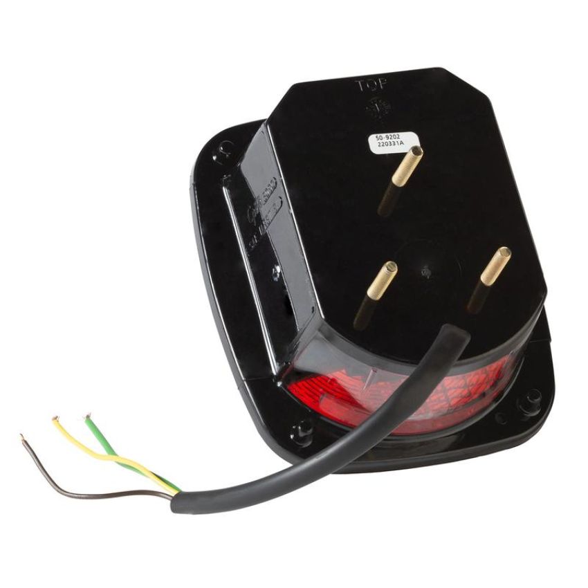 GROTE LIGHTING 50920 Supernova® Three-Stud LED Stop Tail Turn Lights, w/ License Window