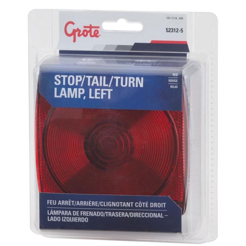 GROTE LIGHTING 52312-5 Trailer Lighting Kit, LH Stop Tail Turn Replacement