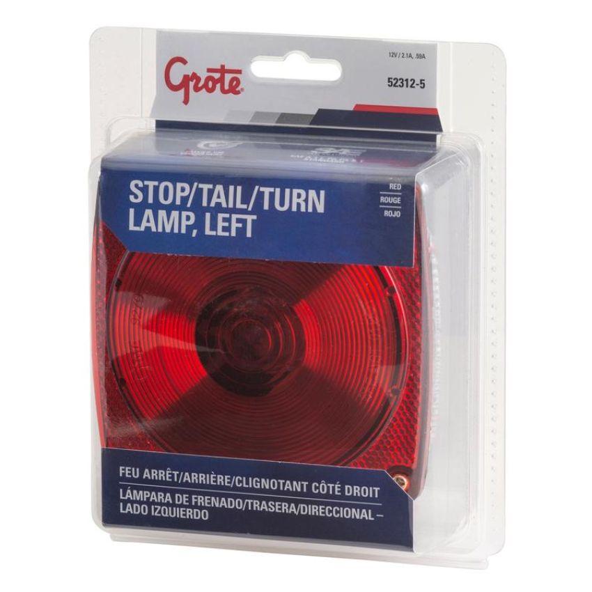 GROTE LIGHTING 52312-5 Trailer Lighting Kit, LH Stop Tail Turn Replacement