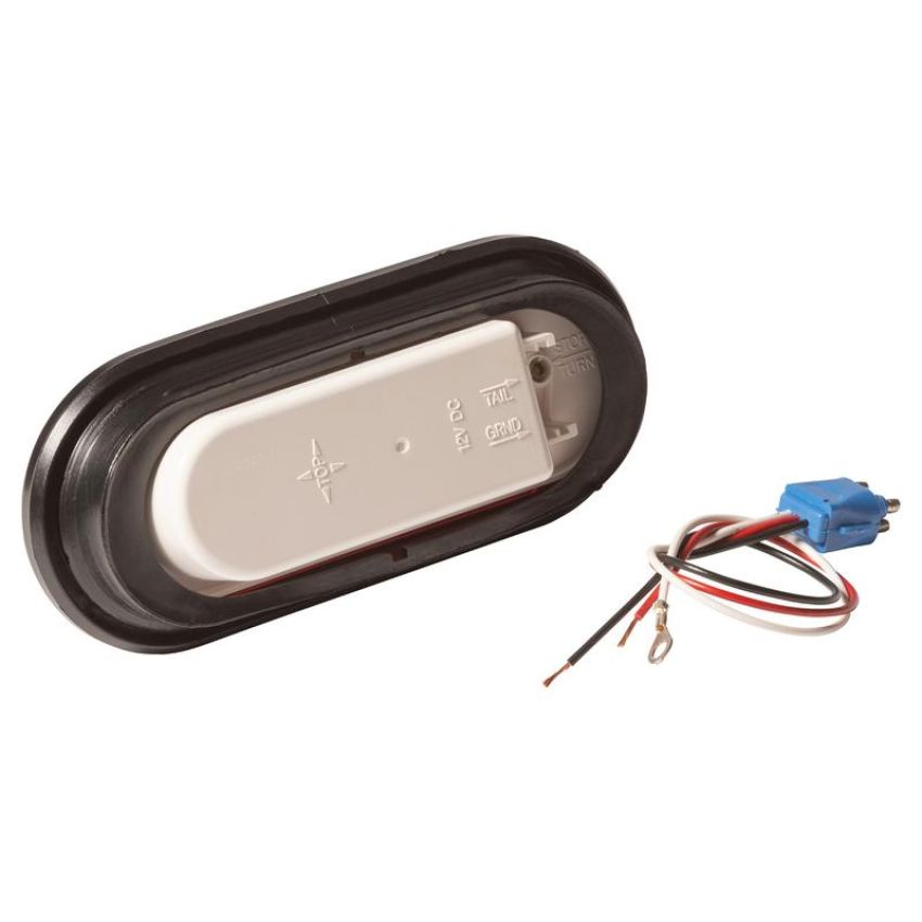 GROTE LIGHTING 52572 STT,RED,OVAL,LAMP TORSION MNT III SEALED