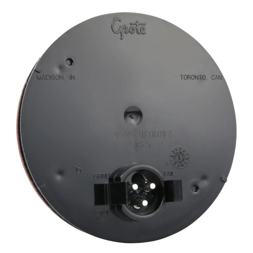GROTE LIGHTING 53553 STT,SNOVALED,YEL AUX,W/HARD SHELL CON