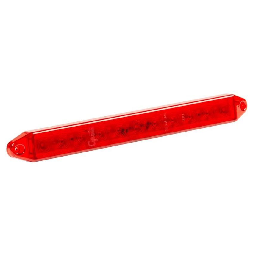 GROTE LIGHTING 53582 LED Center Mount Stop Tail Turn Lights, Red, 11-LED Configuration