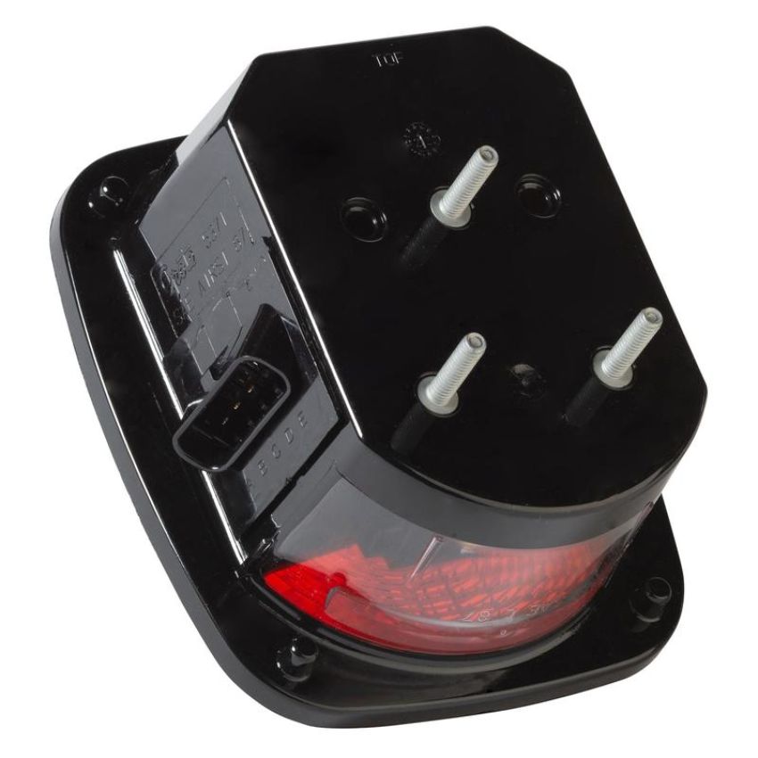 GROTE LIGHTING 53640 STT LMP,RED,SNOVALED,W/LIC,LH,OE CONECT