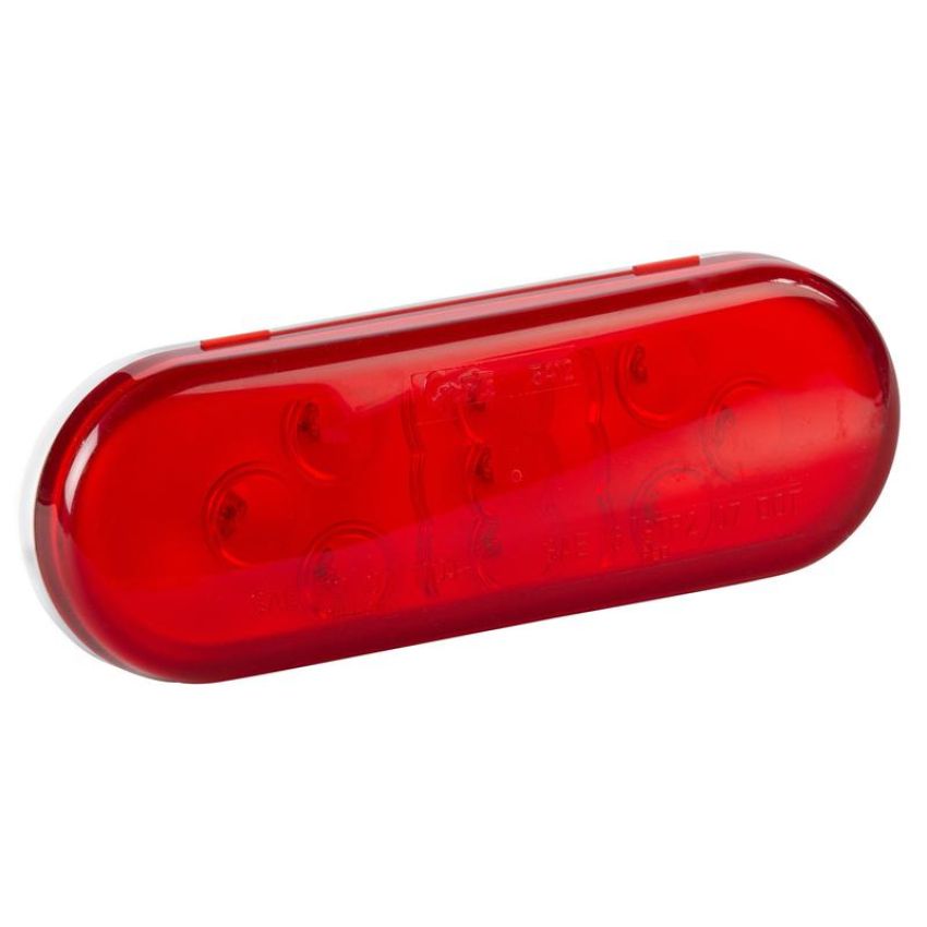 GROTE LIGHTING 54132 SuperNova® 9-Diode Oval LED Stop Tail Turn Lights, Male Pin, Red
