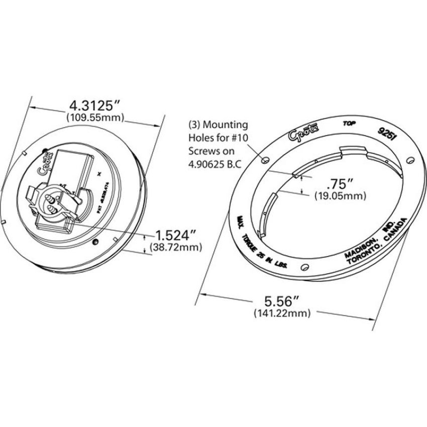 GROTE LIGHTING 54492 SuperNova® 4
