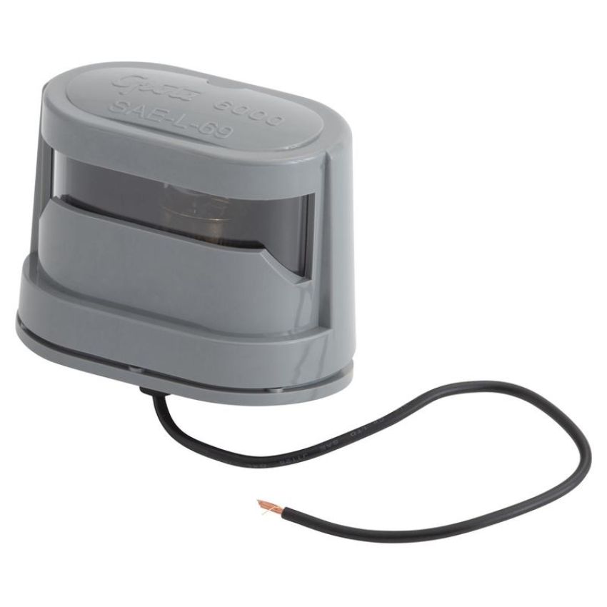 GROTE LIGHTING 60001 LICENSE LAMP, GRAY, DURAMOLD