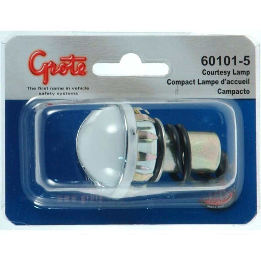 GROTE LIGHTING 60101-5 COMPACT COURTESY LAMP, RETAIL PACK