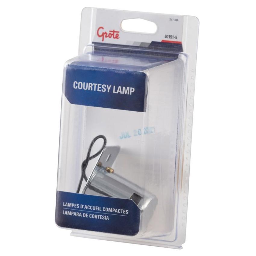 GROTE LIGHTING 60151-5 ECONOMY COURTESY LAMP, RETAIL PACK