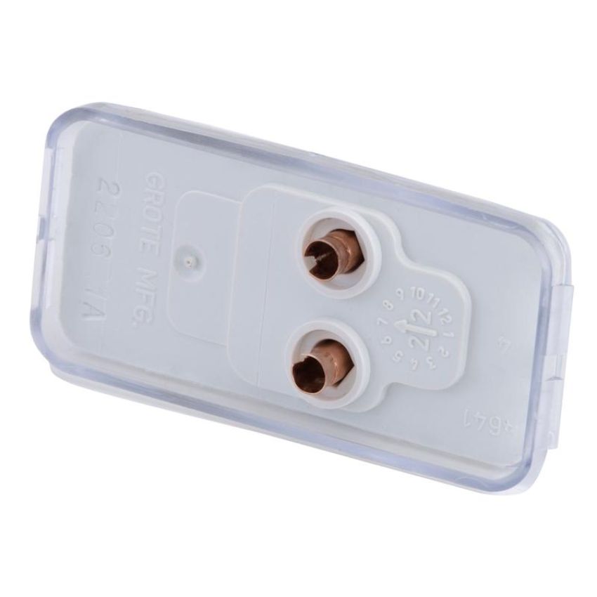 GROTE LIGHTING 60271 Small Rectangular Utility Light, Clear