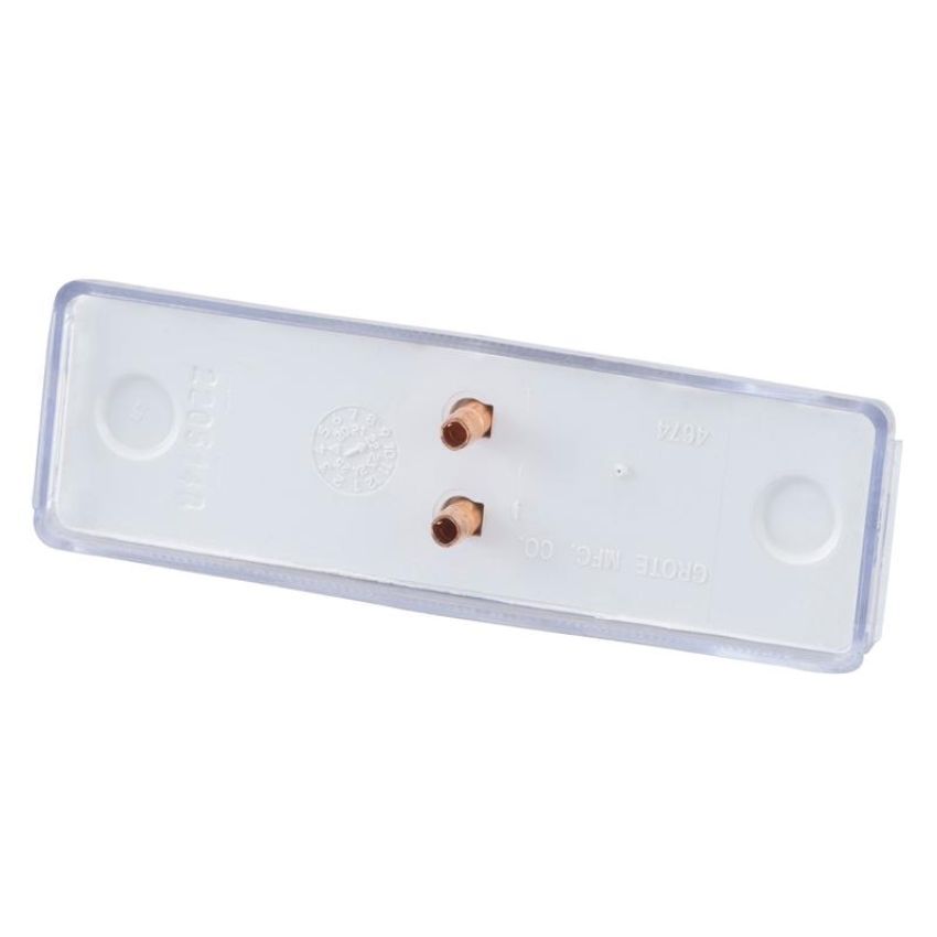 GROTE LIGHTING 60301 Rectangular Utility Light, Incandescent, Clear