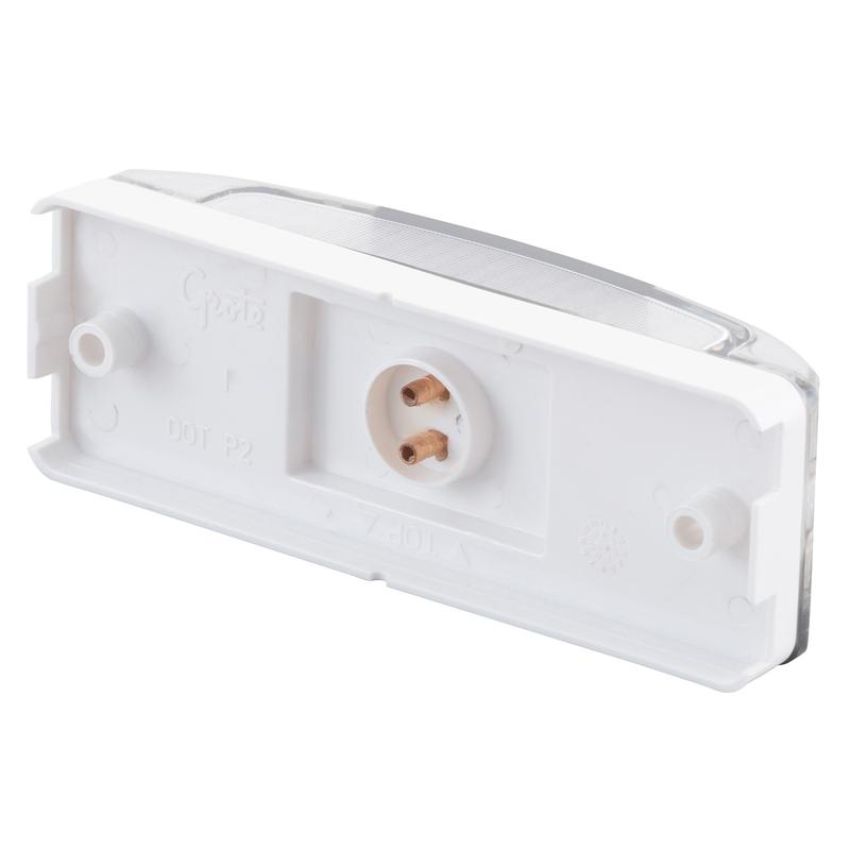 GROTE LIGHTING 60331 LICENSE LAMP, CLEAR, SLD TURTLEBACK II
