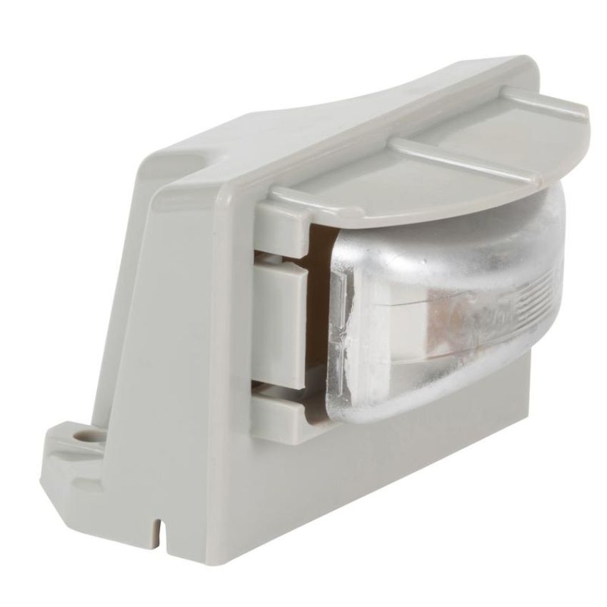 GROTE LIGHTING 60460 Small Rectangular License Light, Flange Kit (60261 + 43960)