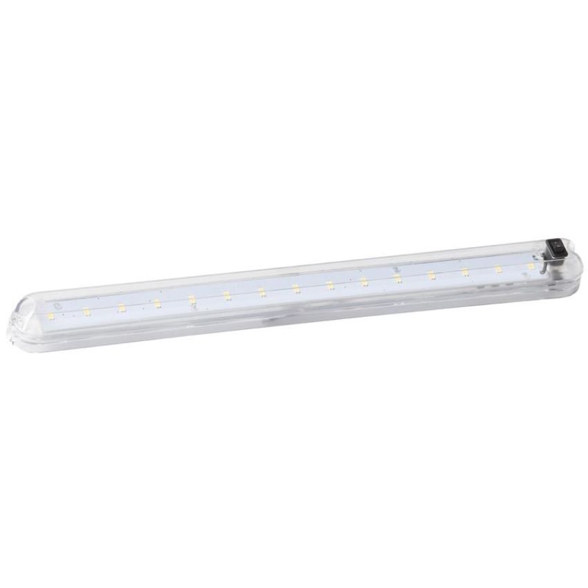 GROTE LIGHTING 60591 LED Slimlite Courtesy Lights, Clear with Switch