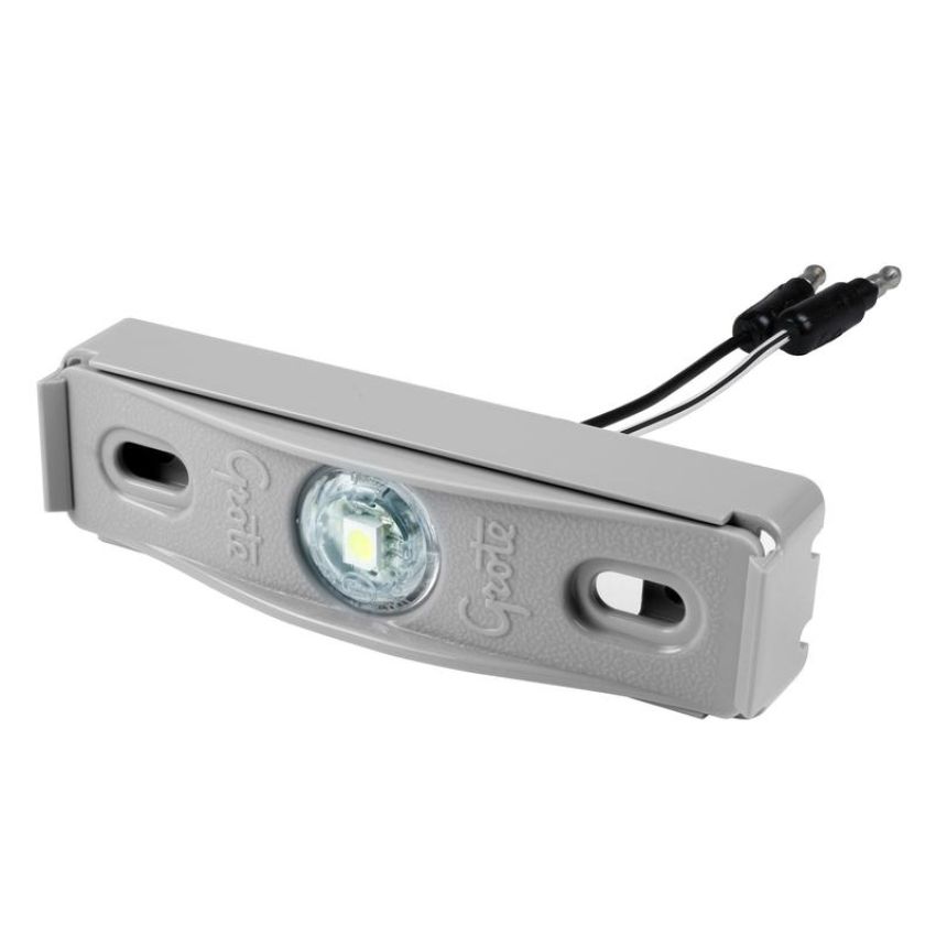 GROTE LIGHTING 60711 MicroNova® Multi-Volt Dot LED License Lights, Gray, Kit (60661 + 43780)