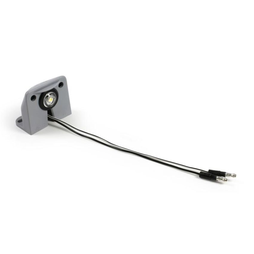 GROTE LIGHTING 60781 MicroNova® Multi-Volt LED License Light, Vertical Mount, Gray
