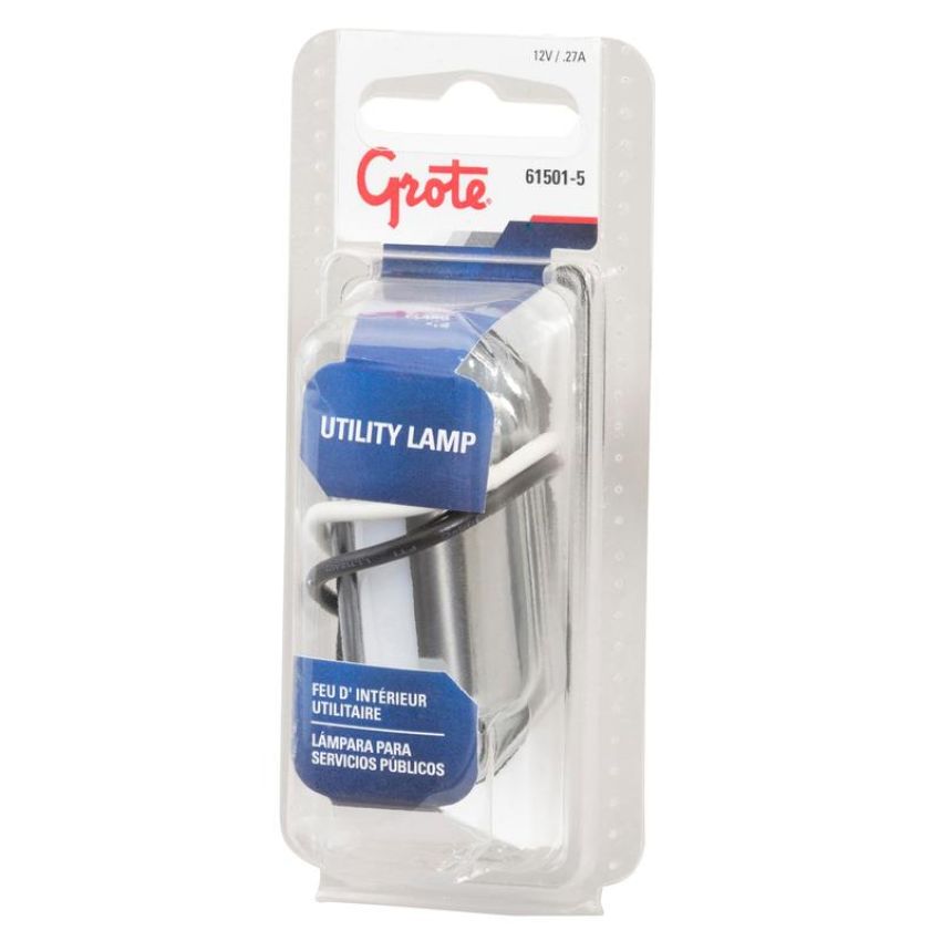 GROTE LIGHTING 61501-5 Interior/Utility Light, Clear
