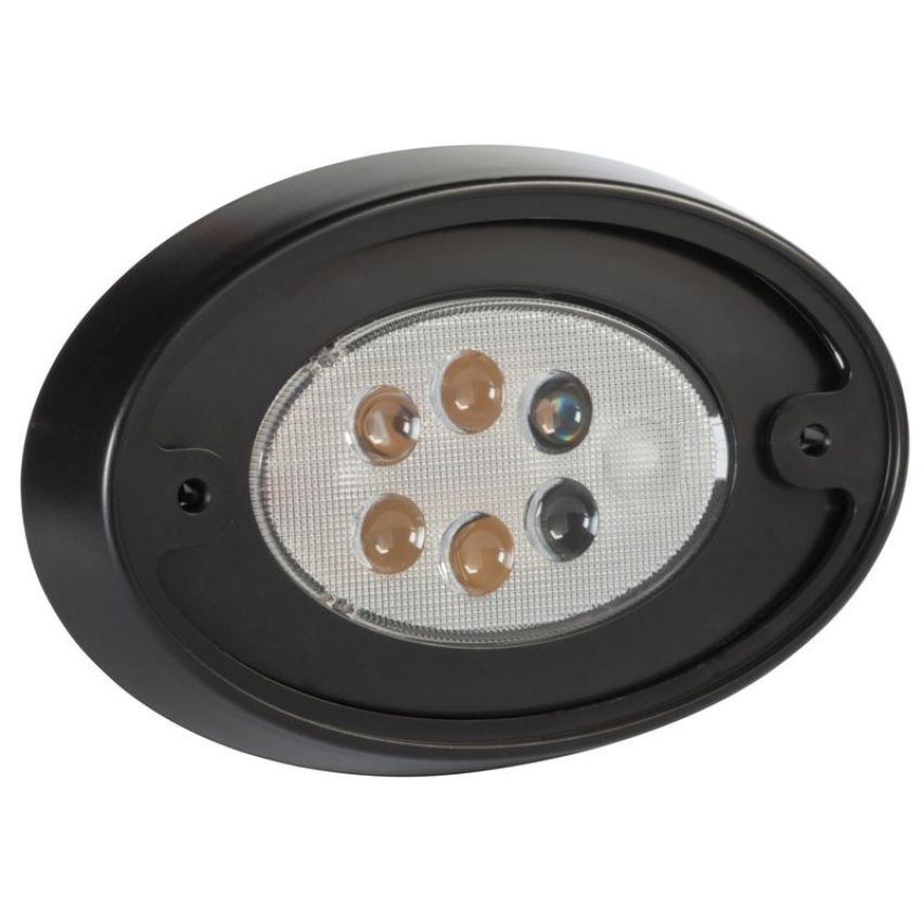 GROTE LIGHTING 61851 LED Compartment Lights, Clear, Push Lens for On/Off