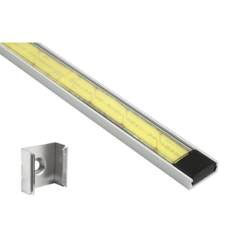 GROTE LIGHTING 61T60 LED Light Strip in Mounting Extrusion, Clear, Flat, 34.02 in | 864 mm