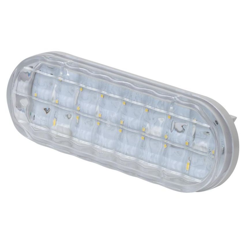 GROTE LIGHTING 62591 SuperNova® Oval Dual-System LED Backup Light, Vertical Grommet Mount, Male Pin