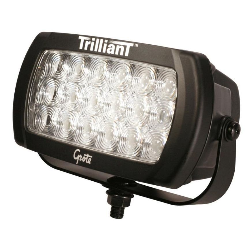 GROTE LIGHTING 63571 Trilliant® LED Work Lights, Spot, Hardwired, 12-24V