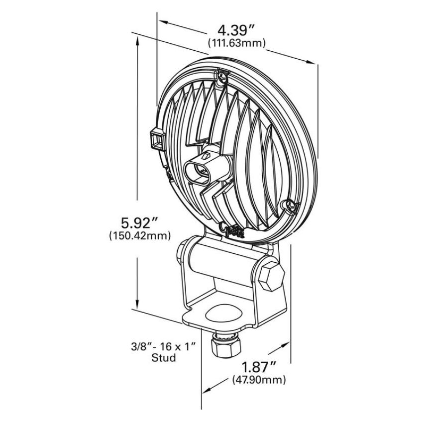 GROTE LIGHTING 63861-5 TRILLIANT,PAR 36 LED LMP,TRACTOR,10-30 V