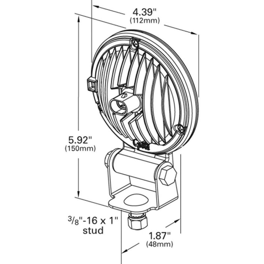 GROTE LIGHTING 63871-5 TRILLIANT,PAR 36 LED,W/FLOOD, 10-30 VOLT