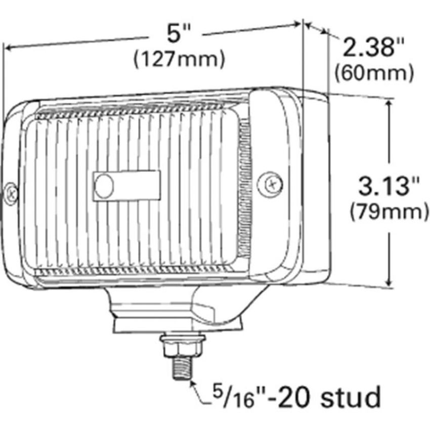 GROTE LIGHTING 64061-5 CLR,MINI HALOGEN DRIVING KIT, RETAIL PK