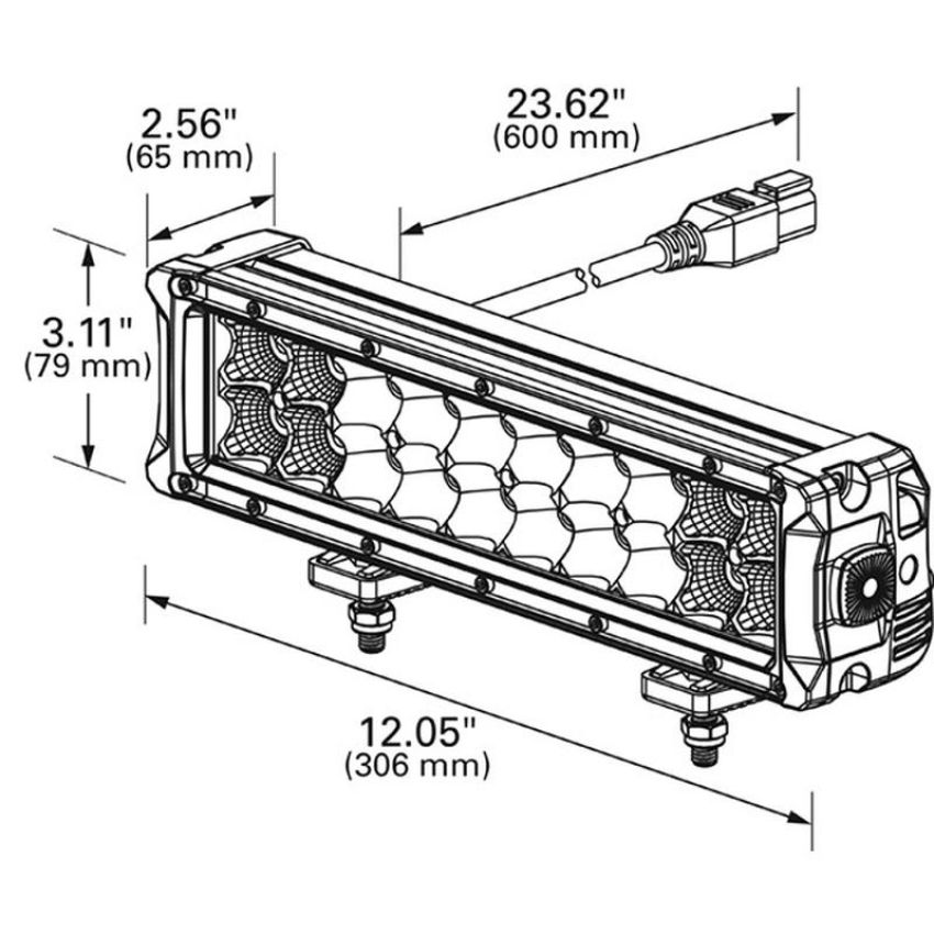 GROTE LIGHTING 64J11 LED Off-Road Light Bars, 10
