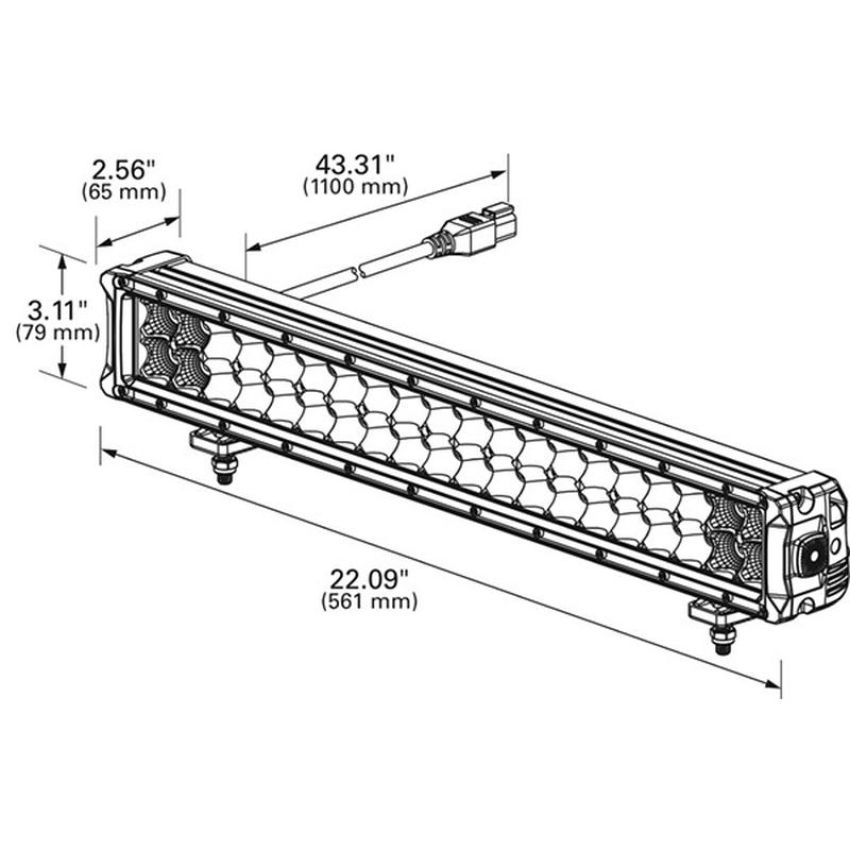 GROTE LIGHTING 64J21 LED Off-Road Light Bars, 20