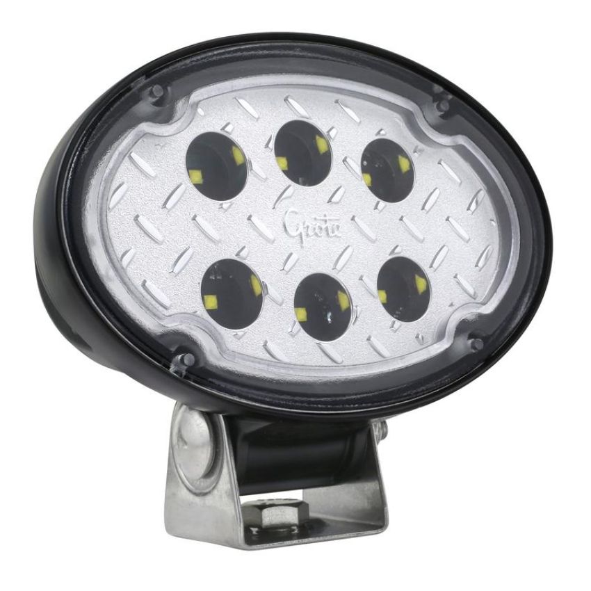 GROTE LIGHTING 64W11 Trilliant® Oval LED Work Lights, Close Range, 2000 Lumens, Deutsch, 9-32V